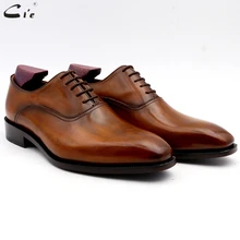 cie men dress shoes leather patina brown men office shoe genuine calf leather outsole men suits formal leather handmade No.5 cie men dress shoes leather patina brown men office shoe genuine calf leather outsole men suits formal leather handmade No.5