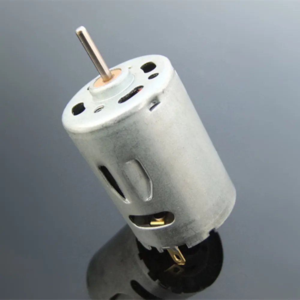 Железная крышка 385 DC магнитный высокоскоростной мотор 12 24V специальный