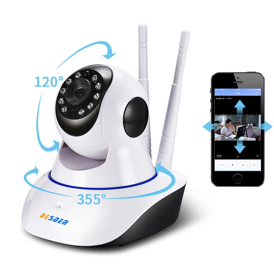 Besder радионяня Yoosee 1MP Wifi ip камера двухсторонняя аудио Pan Tilt ONVIF P2P сигнализация CCTV