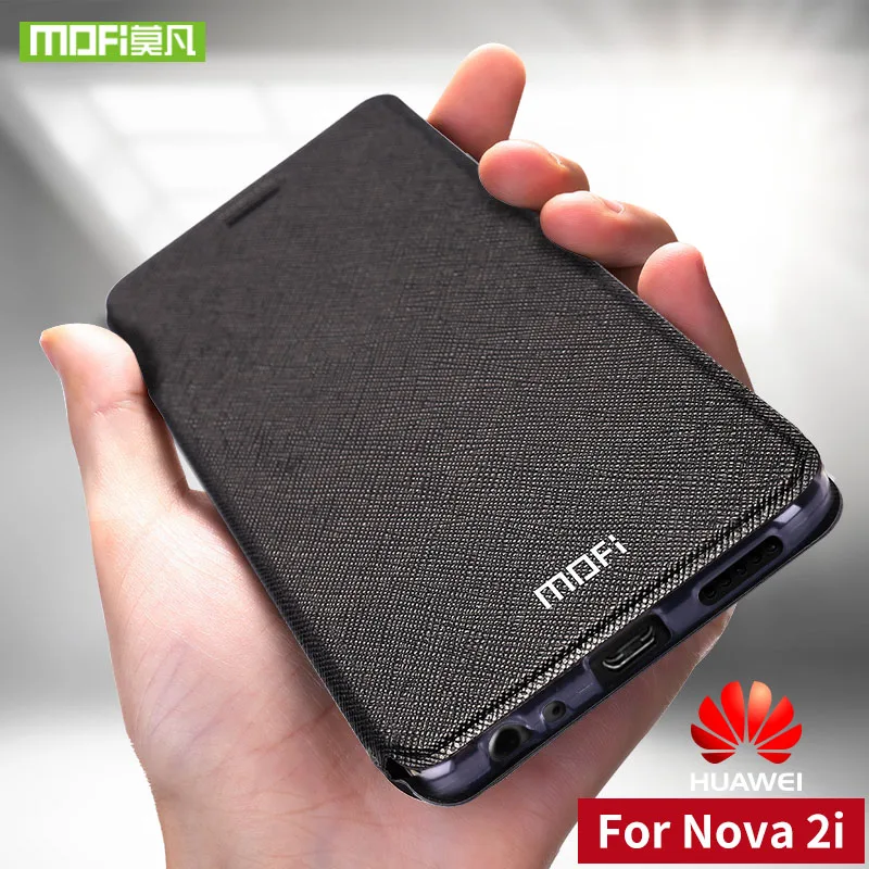 

For Huawei Nova 2i case For Huawei Nova 2i case cover silicone flip leather 360 shockproof original mofi For Huawei Nova 2i case