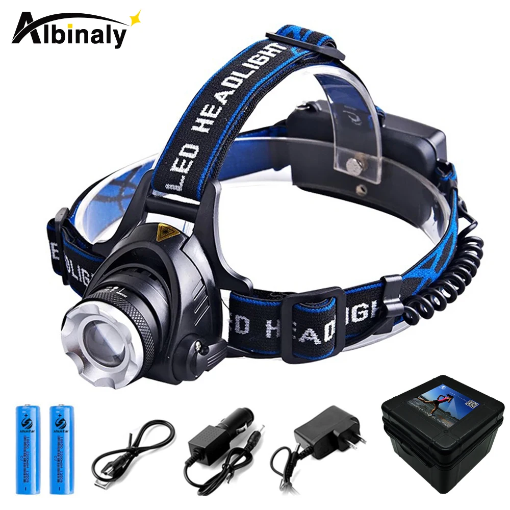2000LM XM-L XML T6 LED 3W AAA Headlamp Headlight Head Light Lamp Torch