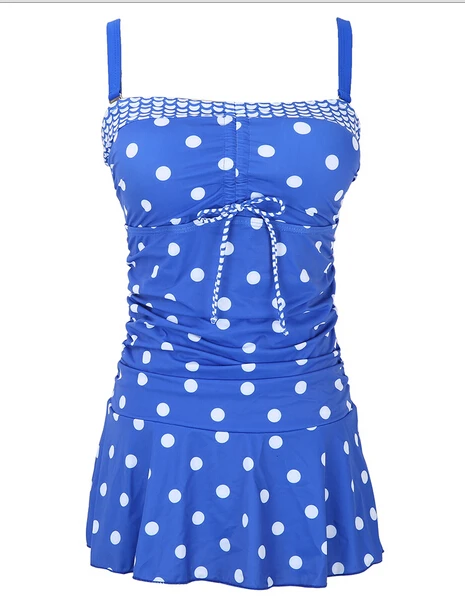 Женский слитный купальник в горошек с эффектом пуш ап|swimwear plus|swimwear bathing suitswimwear large