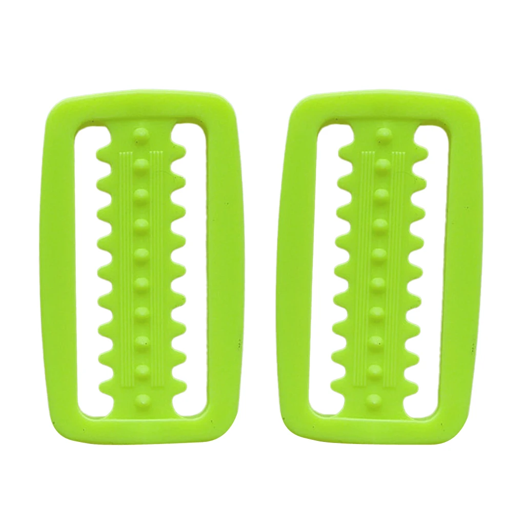 2 Pieces Scuba Diving Snorkeling Weight Belt Keeper Retainer Stopper Slider for Standard 5cm / 2 inch Webbing Strap - 5 Colors