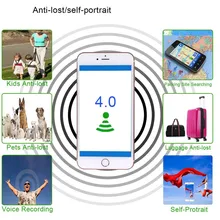 Bluetooth Анти-потери Finder кошелек-брелок для ключей Pet lost alerge Locater позиционирующее устройство MU