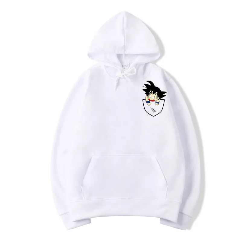 

Anime Dragon Ball Z Pocket Hoodie Men Funny Goku Print Hoodies Male Pullovers Sweatshirt Women Oversize Outerwe Mens Sweatshirts