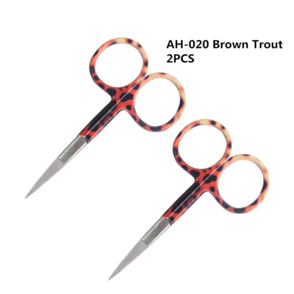 Maximumcatch 2 шт. 9,5 см/10,5 см инструмент для завязывания мушек из нержавеющей стали ножницы для рыбалки - Цвет: AH020 2pc