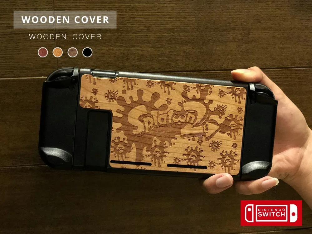 Защитный кожух корпус для консольный переключатель Nintendo Joy-Con контроллер Деревянный чехол пыленепроницаемый сумка для переноски