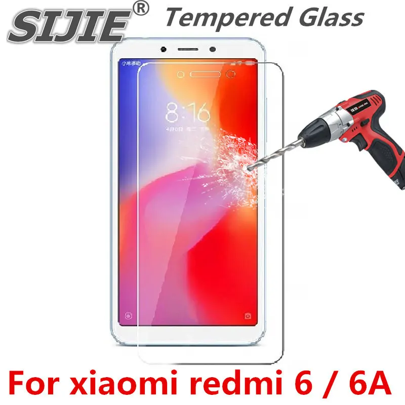Закаленное стекло для xiaomi redmi 6A 6 A redmi6A защитный закалённый чехол подходит