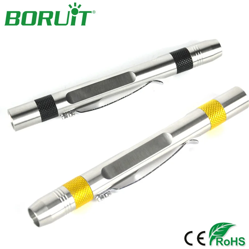 

BORUiT XPE R5 LED UV Flashlight Double Head Torches Ultra Violet Light UV 365nm Purple Flashlight for Money Cash Detection