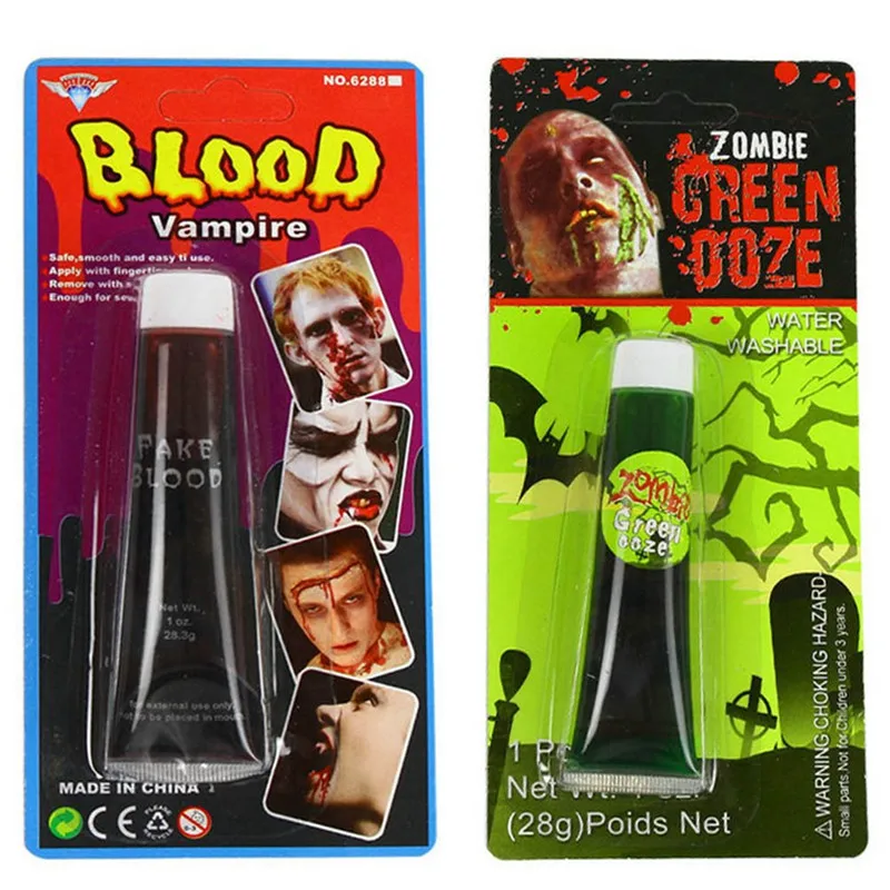 

Halloween Cos Fake Blood / Simulation Human Vampire Human Teeth Hematopoietic / Props Vomiting Edible Pulp