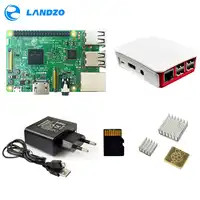 Raspberry Pi 3 Modell B/pi 3 fall/Europäische netzteil/16G SD Karte/wärme waschbecken