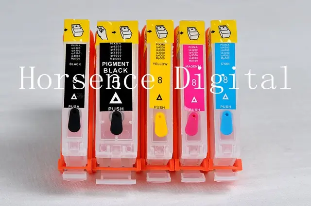 PGI 5 CLI 8 Refillable ink cartridge For canon iX4000 ix5000 MX700 MX850 MP500 MP510 MP520 MP530