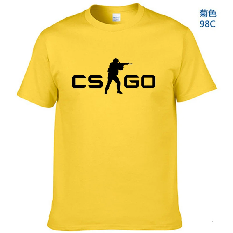 Мужская футболка Cs Go 2018 Counter Strike с глобальным нападением CSGO повседневная мужская