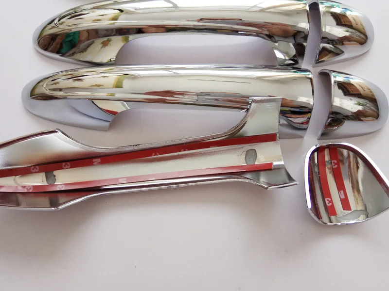 For toyota rav4 2014+ hilux revo innova fortuner 2016 +  ABS CHROME DOOR HANDLE COVER Auto ACCESSORIES Free shipping (3)