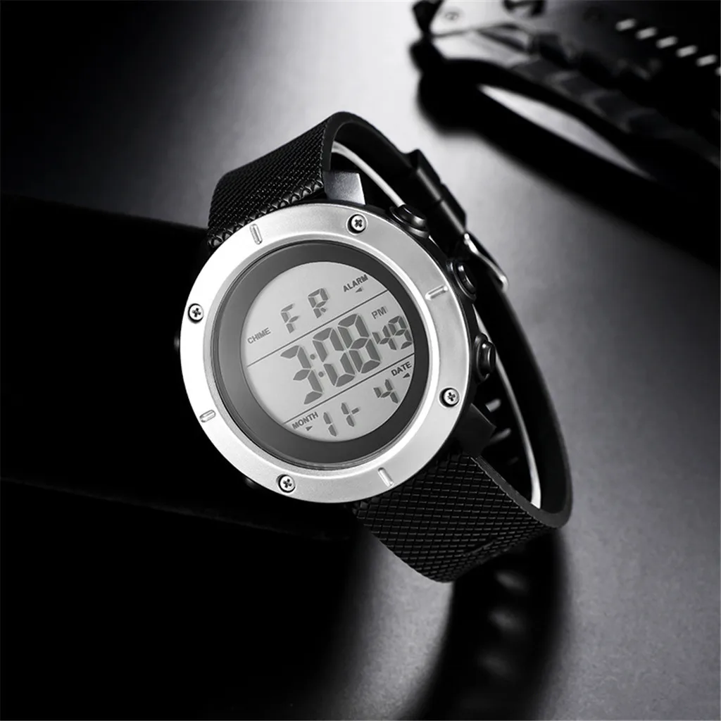 Новые мужские часы 30 м водонепроницаемый спортивный светодиодный цифровой Военные часы модные уличные электронные наручные часы Relogio Masculino