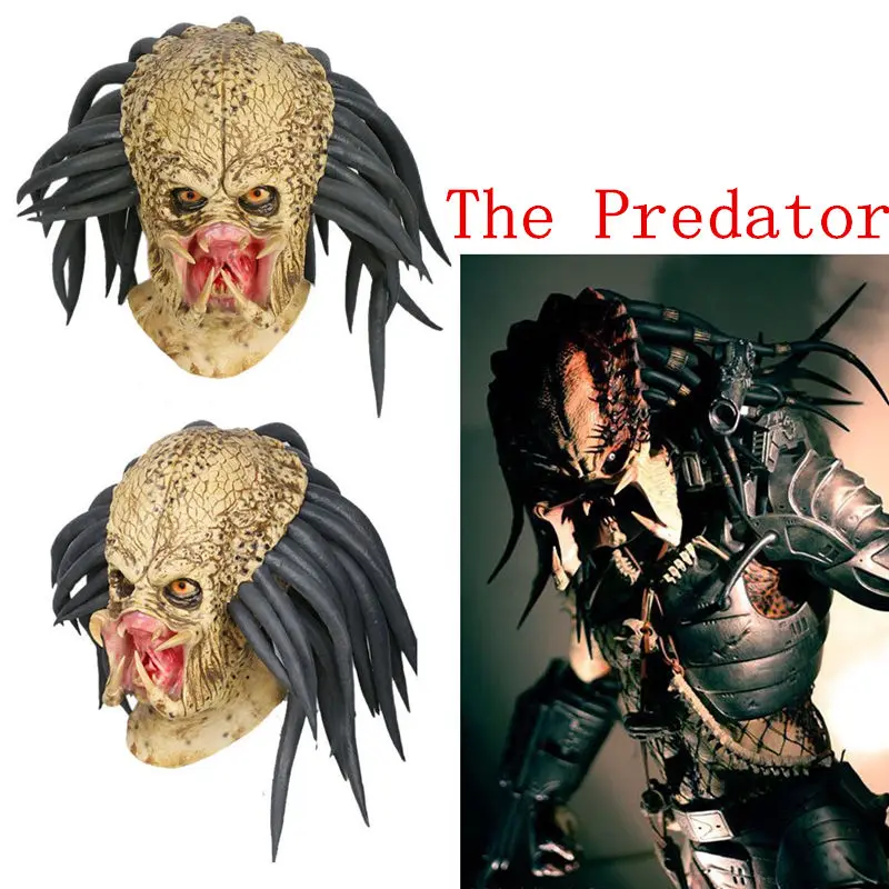 Alien Vs Predator Mask AvP Movie Replica Collectible Statue Halloween Props