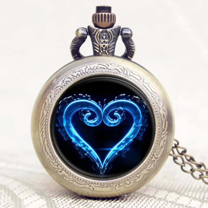 Popularc карманные часы высокого качества Подарочное ожерелье-цепочка для мужчин и женщин любовь