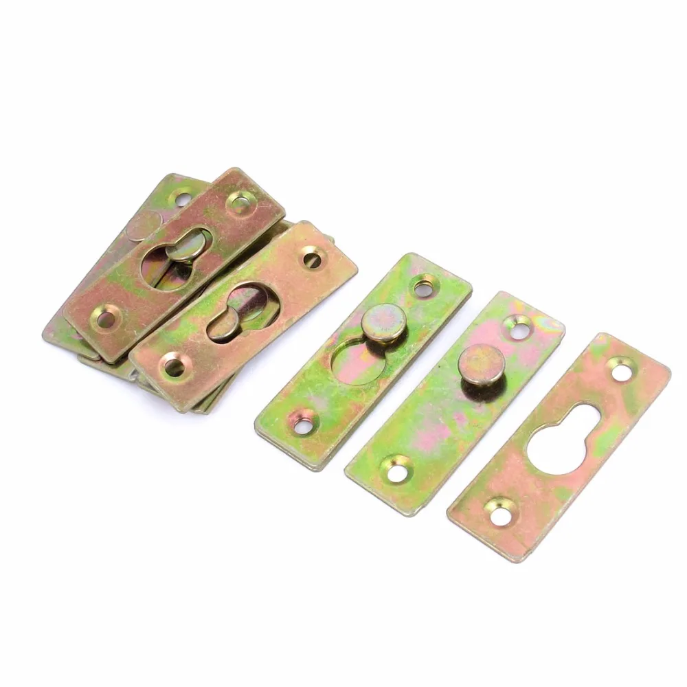 Uxcell Hot Sale 5pcs Metalworker Furniture Using Metal Invisible Bed Hinge 59 x 20mm for many wooden furniture using