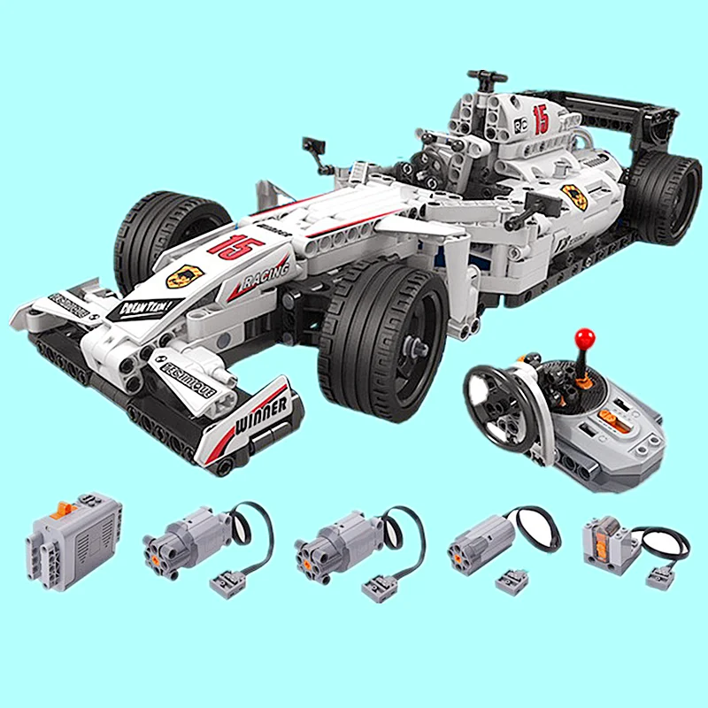

Racing Set Bricks legoing Technic Model Building Blocks Boys Birthday Gifts Remote Control Car Toys For Children