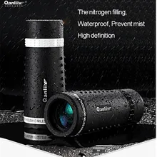 Qanliiy 10x30 10-кратное увеличение высокой четкости газированный азотный водонепроницаемый монокулярный телескоп для охоты спорта на открытом воздухе