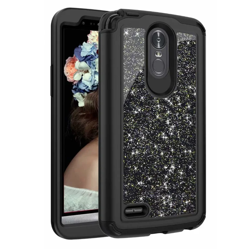 

Bling Bling star Shockproof Tough Hybrid Armor Drop Protection Case Cover For LG Stylo 3/Stylo 3 Plus/Stylus 3/LG LS777