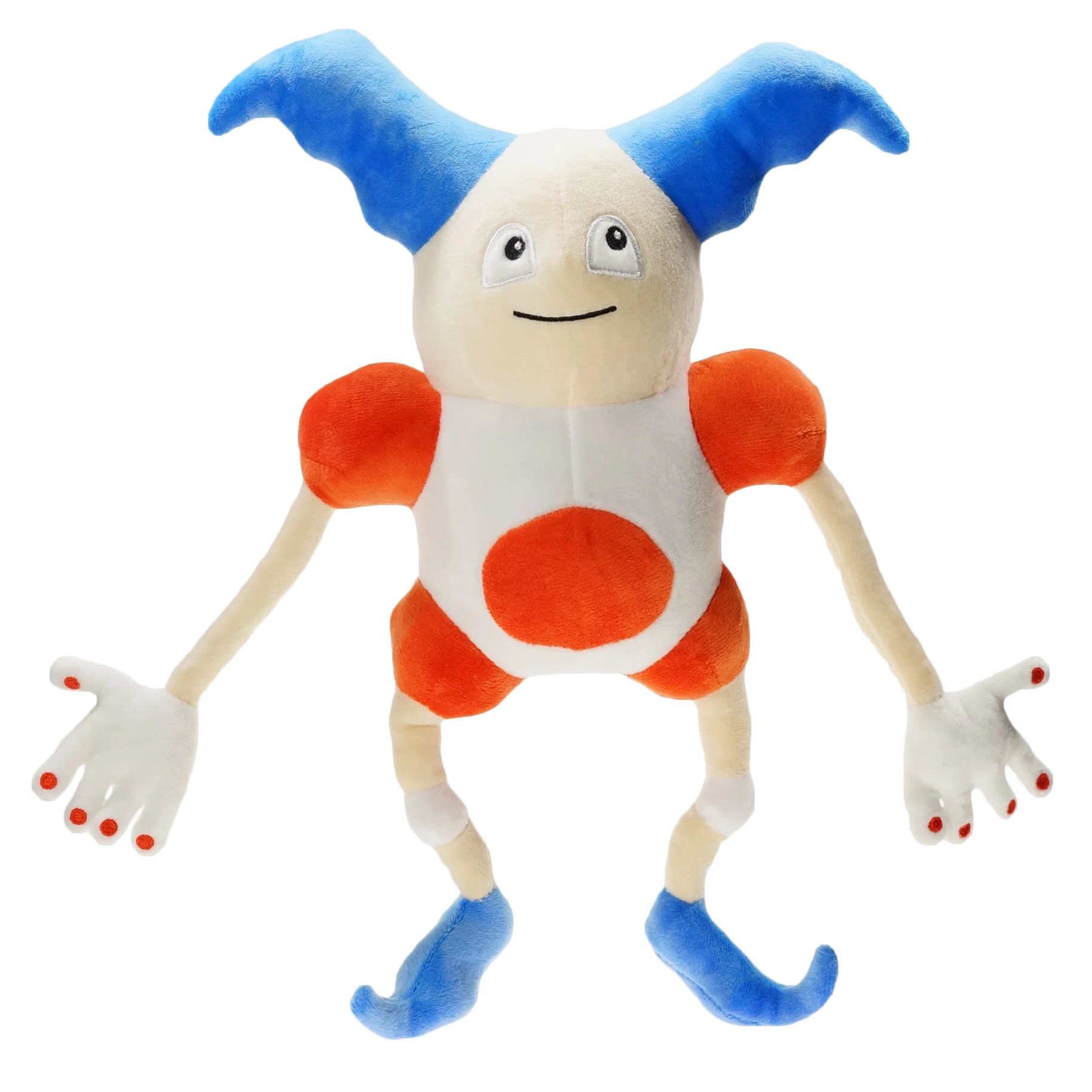 

Japan Anime Mr.Mime Clown Plush Toys Hand Can Move 30cm
