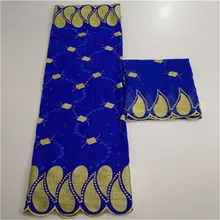 5+ 2 ярда швейцарская кружевная ткань последняя Тяжелая вышитая бисером Африканская Хлопковая ткань швейцарская вуаль кружева популярный Дубай Стиль 8L423