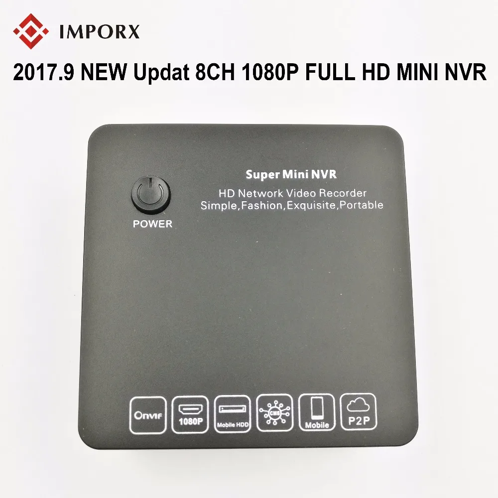 Onvif 8CH NVR 1080P супер мини сетевой HD видео рекордер 3g wifi Аудио HDMI выход P2P поддерживает ПК и мобильный вид безопасности CCTV NVR