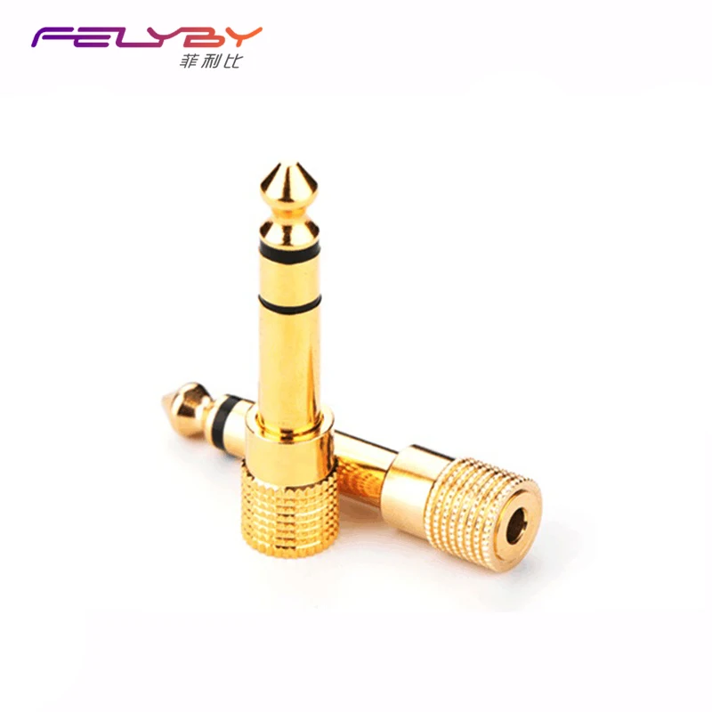 6.5mm to 3.5mm 3.5mm Stereo Adapter For Headphones Microphone