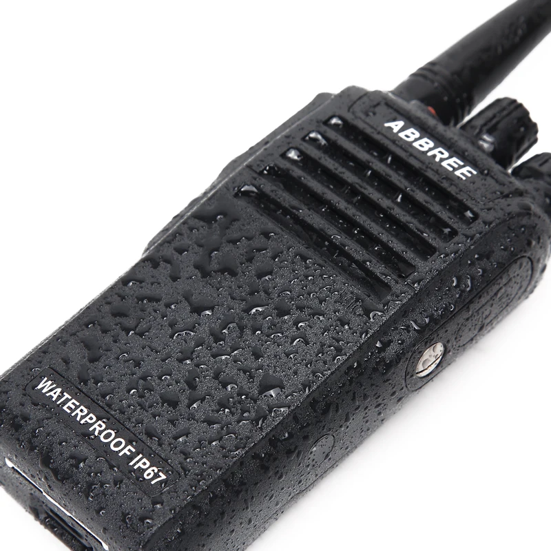 ABBREE AR-W300 IP67 Водонепроницаемый пыле 5 W UHF 400-480 MHz 2200 mAh CTCSS/DCS dtfm vox Функция портативной рации профессиональное радио