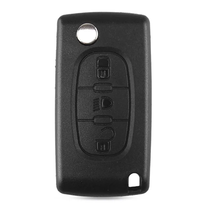 Флип чехол с 3 кнопками прочный удобный флип для Citroen C2/C3/C4/C5/C6/C8 #292105|Заготовки