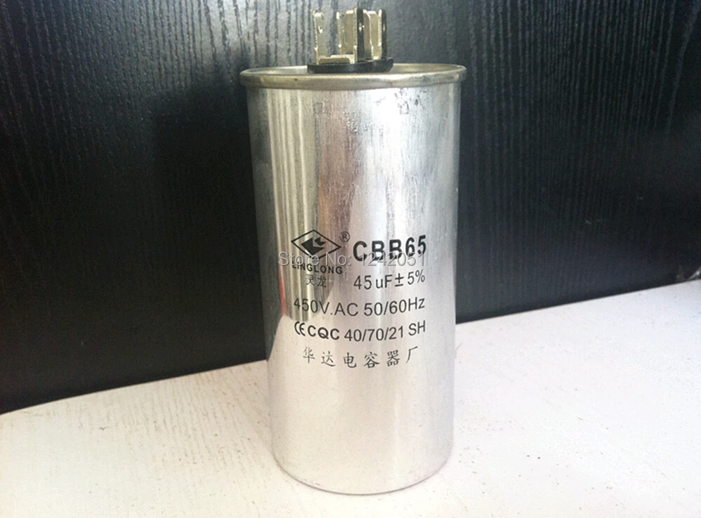 AC Motor Capacitor Air Conditioner Compressor Start Capacitor CBB65