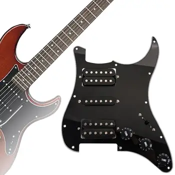 

Loaded Prewired Plate Pickguard Pickup Humbuckers Kit for HSH Electric Guitar
