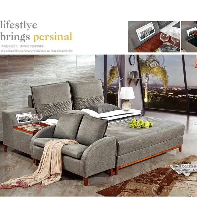 Home Elegant Fabric Sofa Bed Modern Egyptian Bedroom Furniture