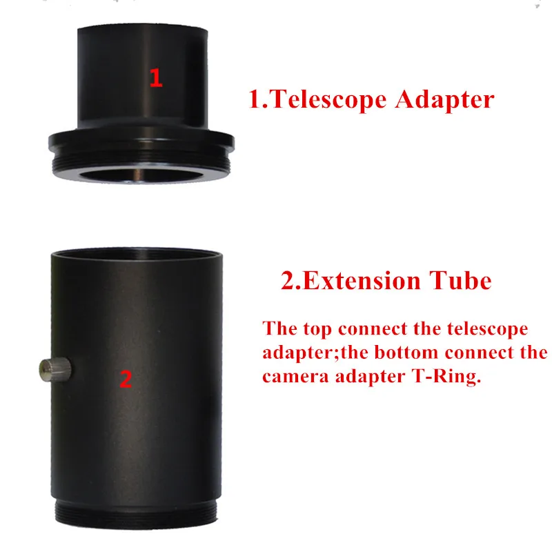 1,25 дюймов телескоп удлинительная трубка M42 резьба CA1 T-mount рукав с зеркальной камерой Т-кольцо для астрономического телескопа фотографии