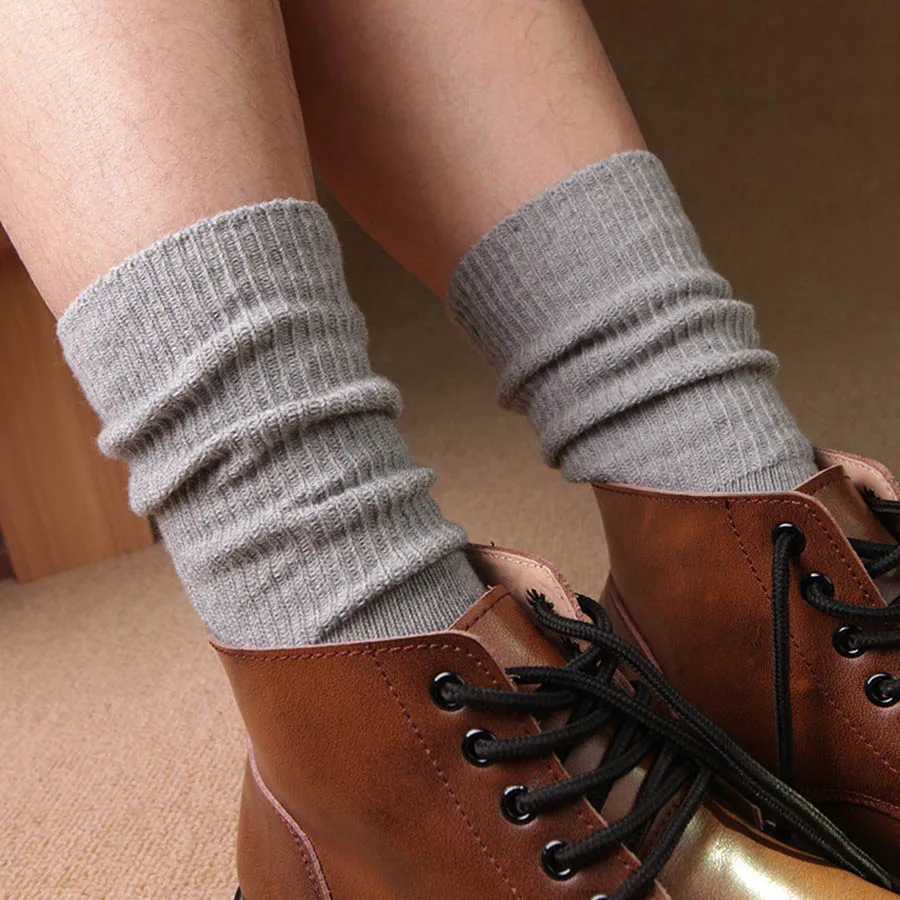 [COSPLACOOL] Японский harajuku мода карамельный цвет ретро носки без пятки для женщин осень зима толстые теплые хлопковые носки calcetines mujer