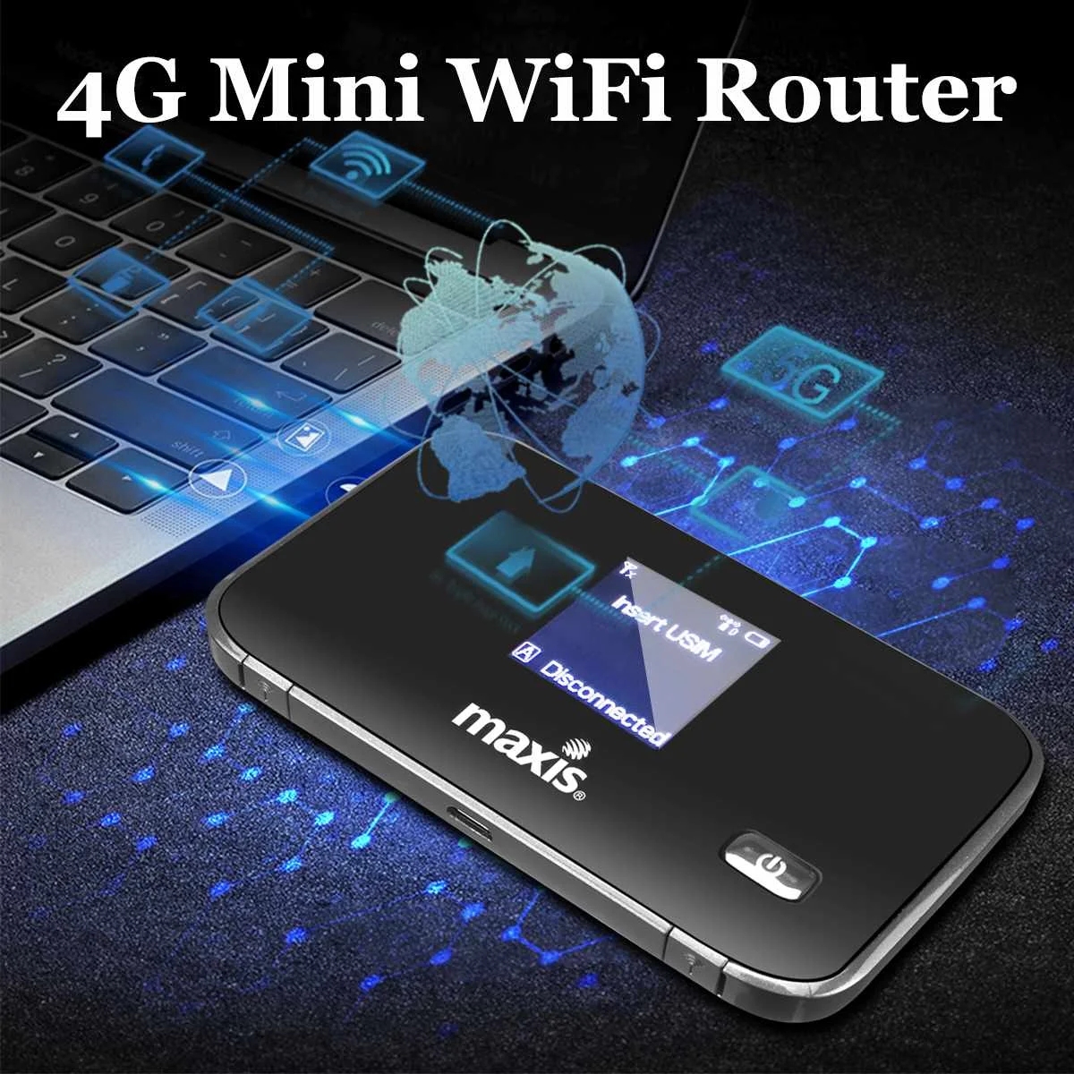 

3G 4G LTE Routers Portable Wireless Mobile Hotspot Router SIM TF Card Slot For Cellphone