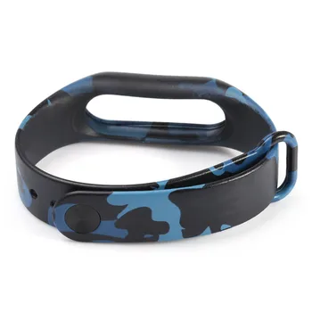 

Camouflage Pattern Smart Watch Strap WristBand Sport Replaceable TPE Material Bracelet Watch Accessories For Xiaomi MI Band 2