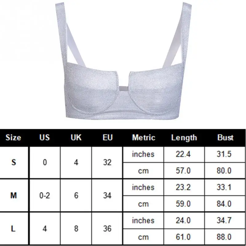 Текстурированная блестящая открытая спина молния женские топы Блестящий короткий жилет без рукавов Серебряный блестящий тонкий топ на бретелях клубный вырез лето