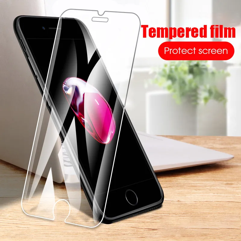 

GerTong Protective Glass For iPhone 8 7 6 6S Plus glass full cover For iPhone 8Plus 7Plus 6Plus Screen Protector Tempered Glass