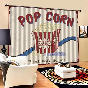 

Blackout 3D Curtain Luxury Blackout Window Curtain Living Room english letter curtains morden curtain