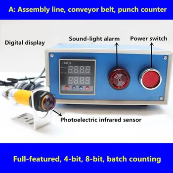

220V Electronic Assembly line counter Sealer flow counter Industrial counting tools with audible and visual alarm Y