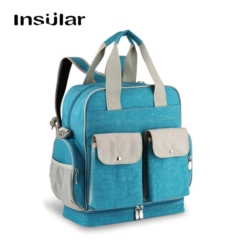 

INSULAR Large capacity Fashion Baby Diaper Bags Backpack Mummy Nappy bag Totes/Shoulder/Messenger Waterproof Organizer Handbag