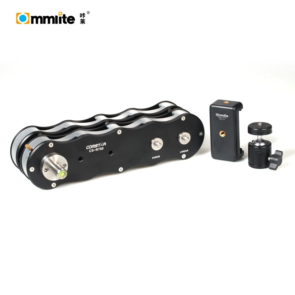  Commlite 4-times Distance Retractable MINI Aluminum Alloy Video Slider for DSLR CameraMicro Camera 