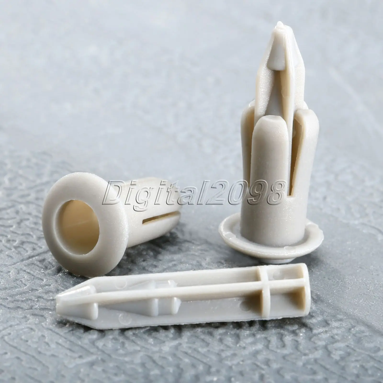 

50Pcs 6.33mm Hole Auto Bumper Fastener Rivet Retainer Push Engine Cover Fender Car Door Trim Panel Clip Auto Car Accessory Parts