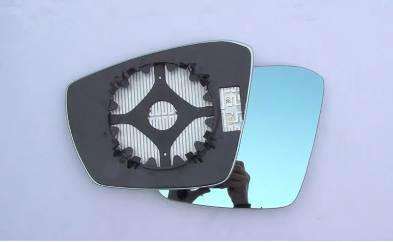 Широкое зеркало заднего вида с автоматическим затемнением синее боковое зеркало с подогревом стекло для Skoda Octavia Superb Fabia Kodiaq