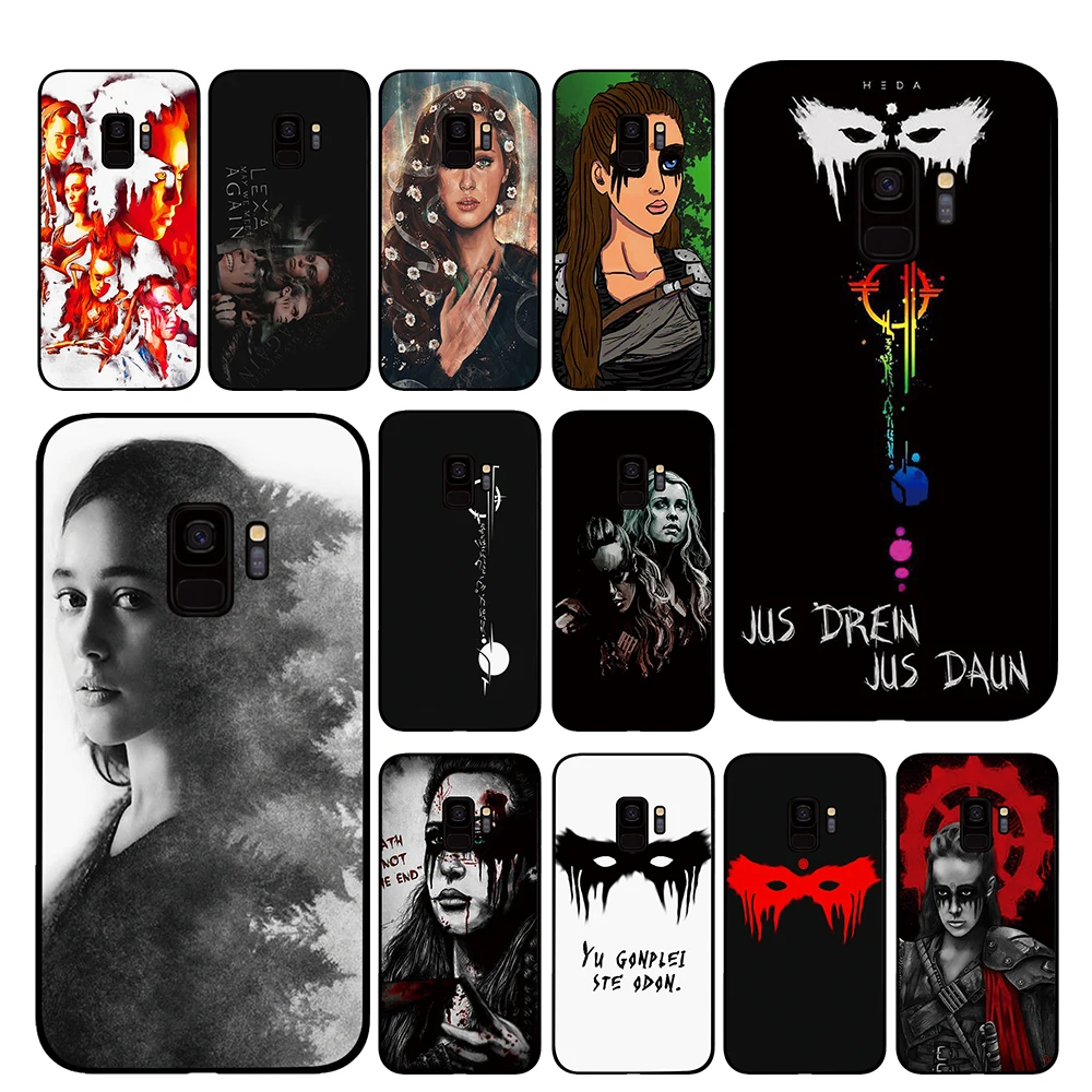 

100 TV Show Heda Lexa Black TPU Case For Samsung Galaxy S10 S10E S8 Plus S6 S7 Edge S9 S10e PlusNote 8 9