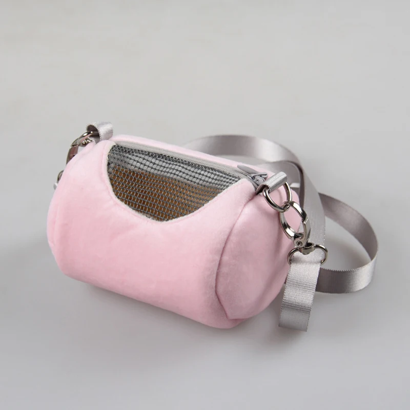 Small Pet Carriers Hamster Travel Carrying Bag Breathable Net Yarn Portable Pet Bag Small Animal Case Outdoor Safe Cave House6