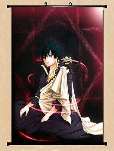 

Fairy Tail zeref Japan Anime Home Decor Wall Scroll Poster 21 80x60cm