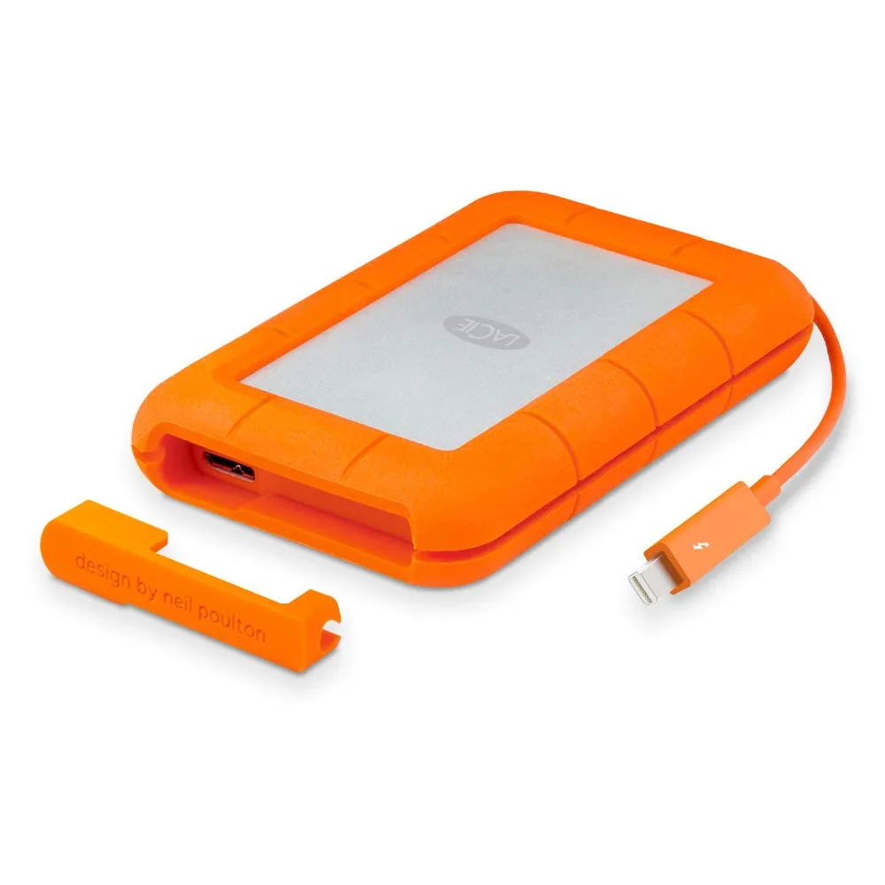 

Seagate LaCie Rugged 1TB 2TB 4TB Thunderbolt and USB 3.0 Portable Hard Drive 2.5" External HDD Sport HDD for Laptop Desktop